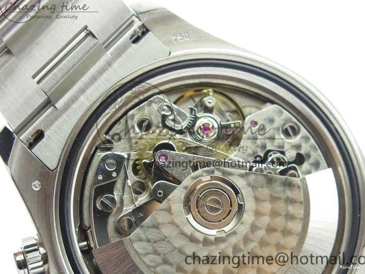 MiroTime 0319 TechFriendly Daytona 116520 SS UBF Best Edition Ice Blue MOP Crystal Markers Dial on SS Bracelet A 2938